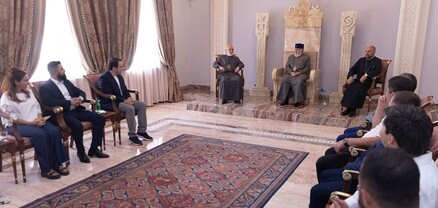 Վեհափառն ընդունել է «Մեր ձևով» շարժման ներկայացուցիչներին