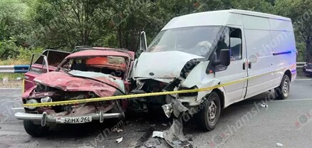 Դիլիջան-Վանաձոր ճանապարհին բախվել են «Ford Transit»-ն ու «ՎԱԶ 2106»-ը. կա 5 վիրավոր. shamshyan.com