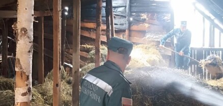 Հրդեհ Սոլակ գյուղում․ այրվել է մոտ 50 հակ անասնակեր