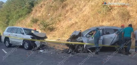 Դիլիջանում ճակատ ճակատի բախվել են «Toyota Land Cruiser»-ն ու «Hyundai X35»-ը. 10 վիրավորներից 4-ը երեխաներ են. shamshyan.com