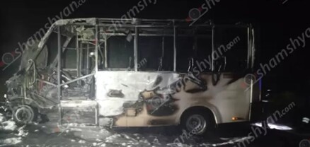 Երևան-Նալբանդյան երթուղին սպասարկող մարդատար «GAZelle»-ը վերածվել է մոխրակույտի