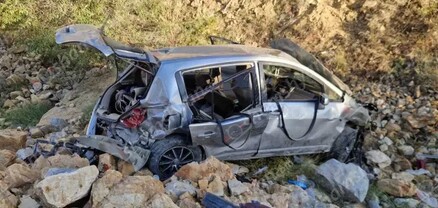 Ելփին գյուղում «Nissan Tiida»-ն մի քանի պտույտ շրջվելով հայտնվել է ձորում. 10-ամյա տղան տեղում մահացել է. shamshyan.com