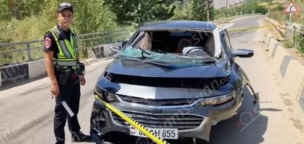 Ավտովթար՝ Վայոց ձորի մարզում․ վարորդը բախվել է կամրջի բետոնե արգելապատնեշին․ կա վիրավոր