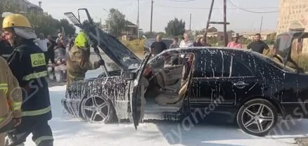 «Mercedes»-ում բռնկված հրդեհի տարածումը կանխվել է հրշեջների օպերատիվ աշխատանքի շնորհիվ