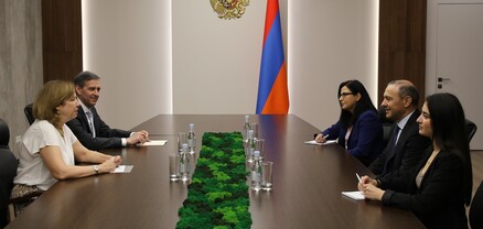 Արմեն Գրիգորյանն ընդունել է ՀՀ-ում ԱՄՆ արտակարգ և լիազոր դեսպան Քրիստինա Քվինին