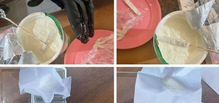 Հանձնուքում առկա մածունների միջից ՔԿՀ ծառայողները հայտնաբերել են թմրամիջոցի նմանվող զանգվածներ