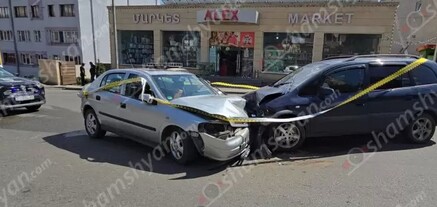 Սպիտակում ճակատ ճակատի բախվել են Opel Astra-ն ու Opel Zafira-ն. կան վիրավորներ. shamshyan.com