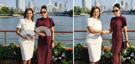 Աննա Հակոբյանի ու Մեհրիբան Ալիևայի համատեղ լուսանկարները