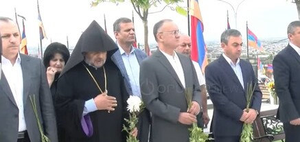 «Եռաբլուր» են այցելել Արցախի նախագահը և ԱԺ «Հայաստան» խմբակցության պատգամավորները