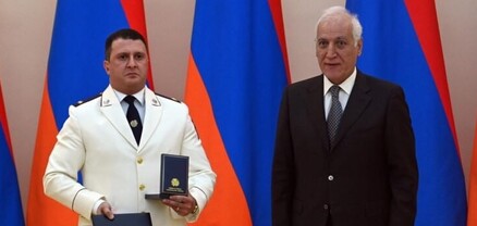 Քոչարյանի, Սերժ Սարգսյանի, Բագրատ Սրբազանի գործերով դատախազը պարգևատրվել է Մխիթար Գոշի մեդալով
