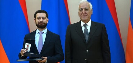 Վահան Կոստանյանը պարգևատրվել է «Հայրենիքին մատուցած ծառայությունների համար» 1-ին աստիճանի շքանշանով