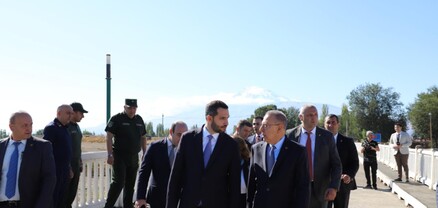 Սերդար Քըլըչը ժամանել է Հայաստան. Մարգարա անցակետի մոտ նրան դիմավորել է Ռուբեն Ռուբինյանը