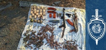 Քաղաքացին Էջմիածնի ռեստորաններից մեկի հետնամասում զենք-զինամթերք է թողել