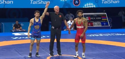 Ըմբիշ Արսեն Հարությունյանը դարձավ աշխարհի առաջնության բրոնզե մեդալակիր