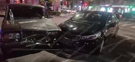 Վանաձորում բախվել են «Mercedes ML»-ը, «Kia Forte»-ն և «ՎԱԶ 2107»-ը․ կա վիրավոր․ shamshyan.com