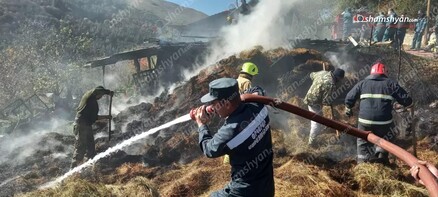 Գետիկ բնակավայրում անասնագոմ ու պահեստավորված անասնակեր է այրվել. shamshyan.com