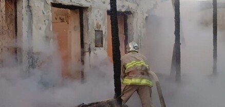 Տաթև գյուղում բռնկված խոշոր հրդեհը մարվել է 10 ժամ անց. այրվել են տունն ու անասնագոմն