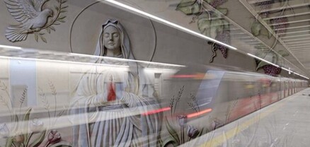 Իրանում բացվել է քրիստոնեական խորհրդանիշներով զարդարված Սուրբ Մարիամ մետրոյի նոր կայարանը