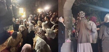 Ծաղկեվանք է բերվել Սուրբ Վարվառա կույսի մասունքը