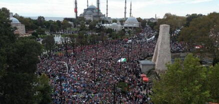 Ստամբուլում տեղի է ունեցել կես միլիոնանոց երթ՝ ի աջակցություն Պաղեստինի ու Գազայի