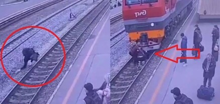 Տղամարդը սայթաքել է և ընկել գնացքի տակ, բայց ողջ է մնացել