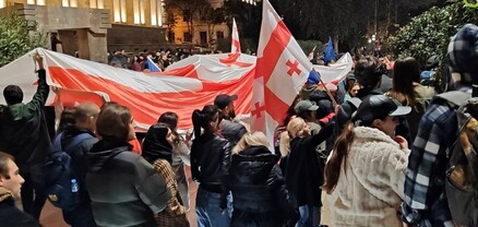 Բողոքի ցույցեր՝ Թբիլիսիում․ ցուցարարները պահանջում են նոր ընտրություններ և ձերբակալվածների ազատ արձակում