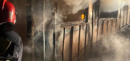 Գայ գյուղում այրվել է վագոն-տնակ