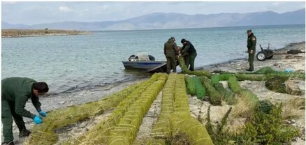 Սևանա լճից դուրս է բերվել ապօրինի տեղադրված 346 հատ խեցգետնաորսիչ և 90 հատ ձկնորսական ցանց
