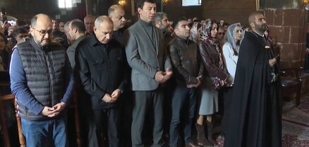 Փաշինյանը Սուրբ Աստվածածին եկեղեցում պատարագի է մասնակցում