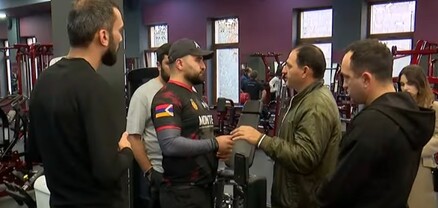 Վիրավորում ստացած ու հաշմանդամություն ունեցող զինվորների առաջին մարզումը՝ Օլիմպավանում