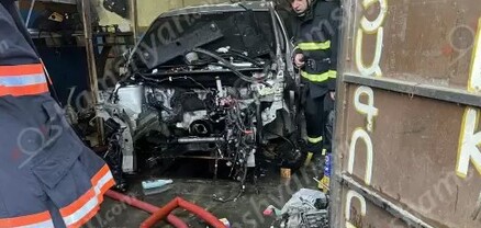 Հրդեհ՝ Երևանում․ ավտոտեխսպասարկման կետում այրվել է չշահագործվող, սակայն վերանորոգվող Nissan Sentra-ն