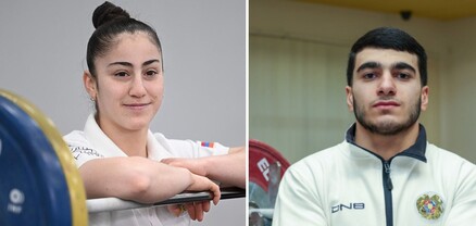Ալեքսանդրա Գրիգորյանը և Տիգրան Կարապետյանը լավագույնն են ծանրամարտի Մ23 տարեկանների ԵԱ-ում