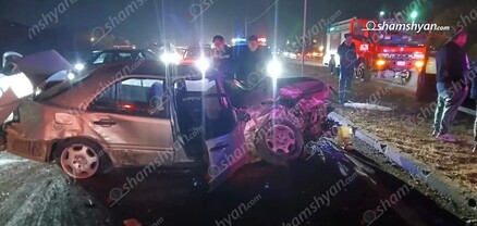 Երևան-Արմավիր ճանապարհին բախվել են 3 «Mercedes»-ները և «ՎԱԶ 2107»-ը․ կա 1 զոհ, 1 վիրավոր․ shamshyan.com