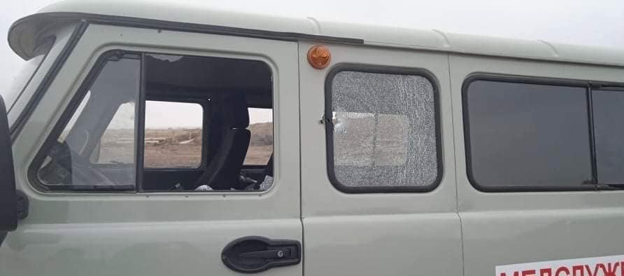 Առավոտյան ադրբեջանական ԶՈՒ ստորաբաժանումները կրակ են բացել ՊԲ սանիտարական մեքենայի ուղղությամբ․ ՊԲ