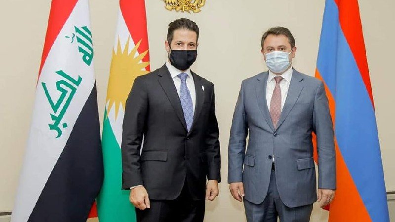 Հայկ Չոբանյանը հանդիպել է Իրաքյան Քուրդիստանի փոխվարչապետի հետ