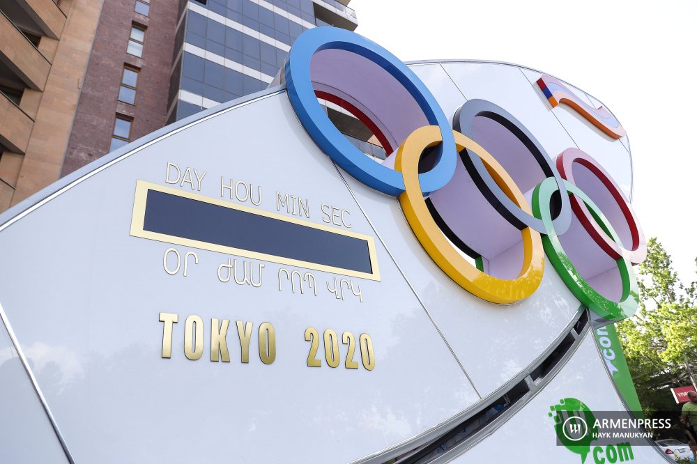 Երևանում բացվեց 32-րդ Օլիմպիական խաղերի հետհաշվարկն ազդարարող ժամացույցը