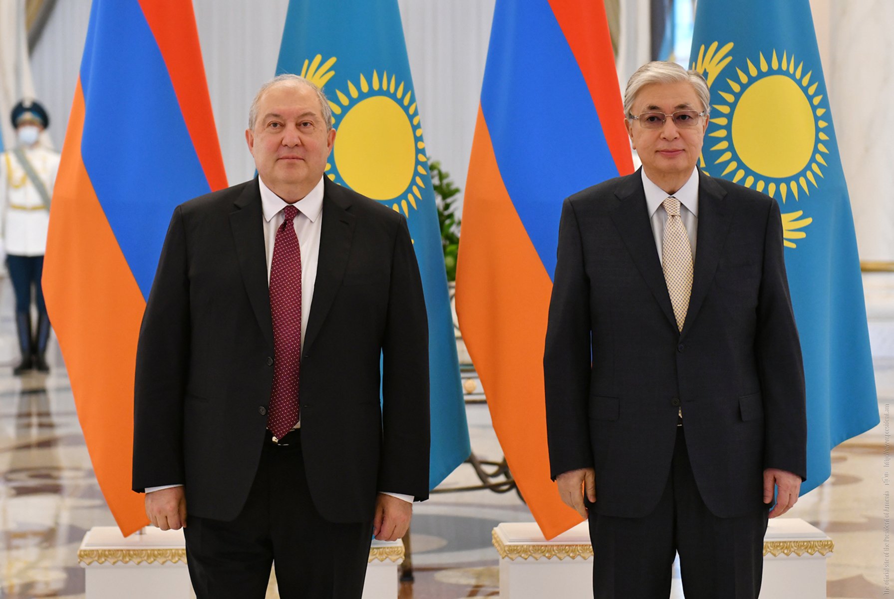 Նուր-Սուլթանում տեղի է ունեցել Հայաստանի և Ղազախստանի նախագահների հանդիպումը