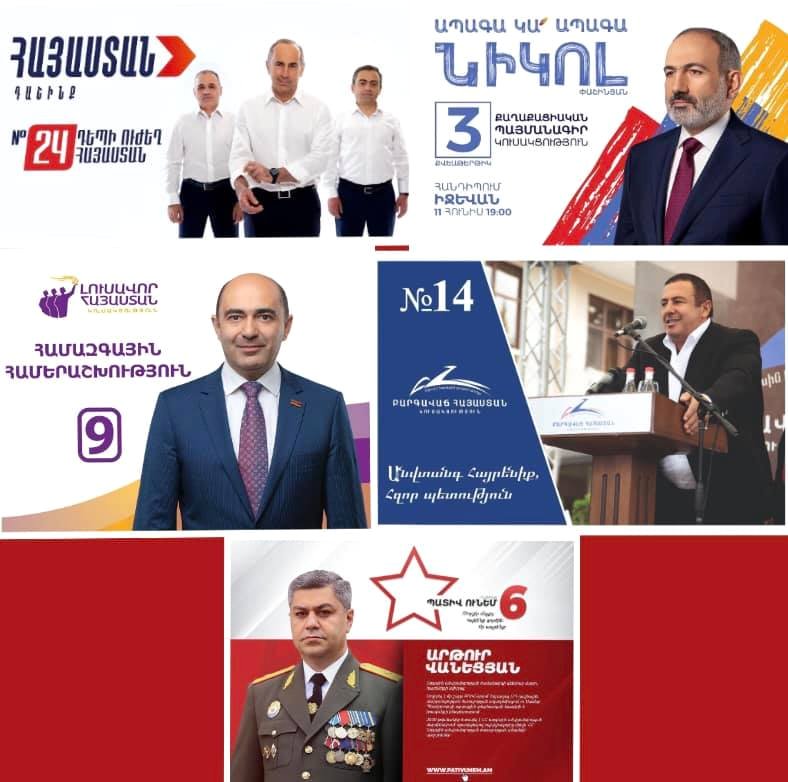Քաղաքական ուժերը նախընտրական հիմնադրամներից ծախսել են 697,6 մլն դրամ