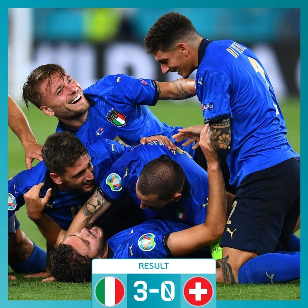 Եվրո-2020․ Իտալիայի հավաքականը վստահ հաղթանակ տարավ Շվեյցարիայի նկատմամբ