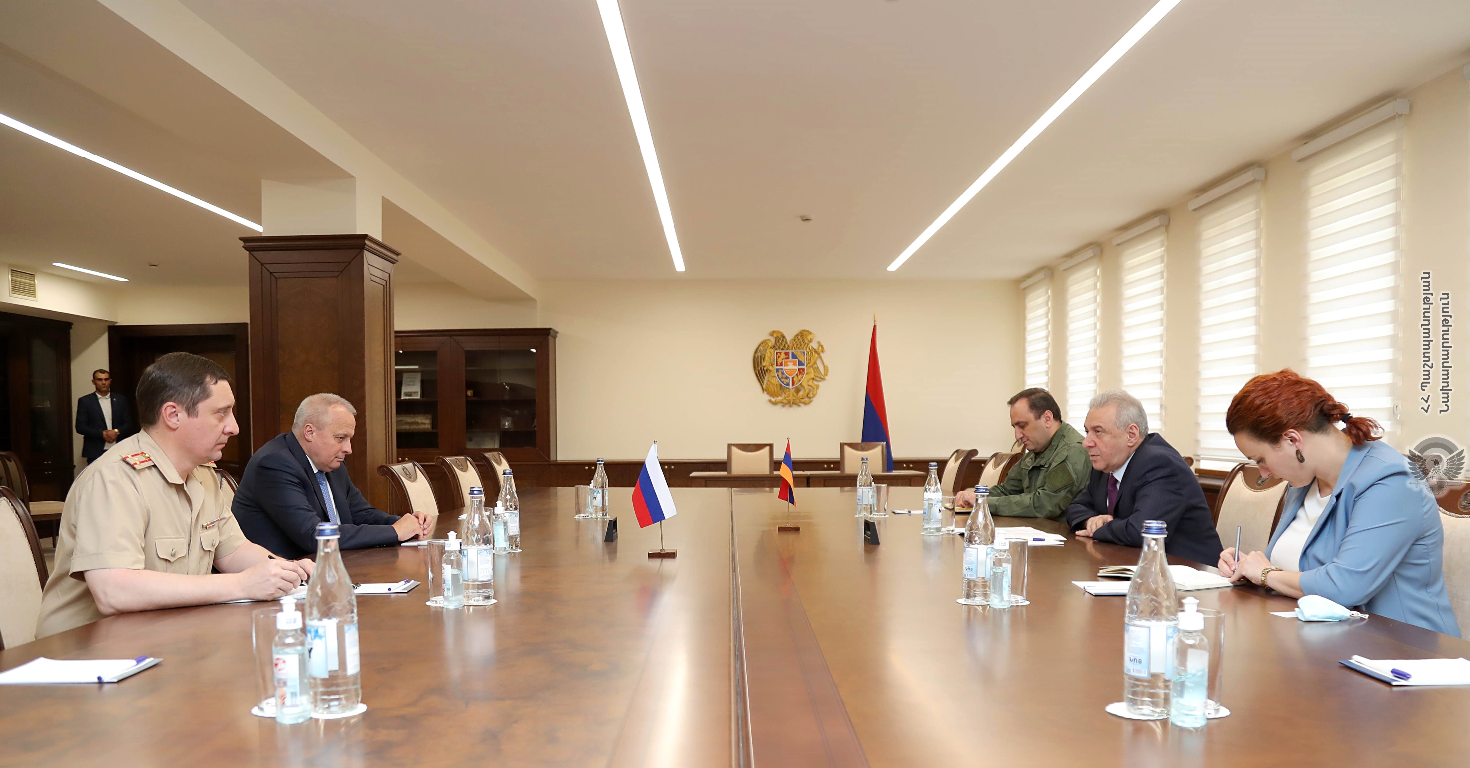 Վաղարշակ Հարությունյանն ու Սերգեյ Կոպիրկինը քննարկել են հայ-ռուսական համագործակցության հետ կապված հարցեր․ ՊՆ