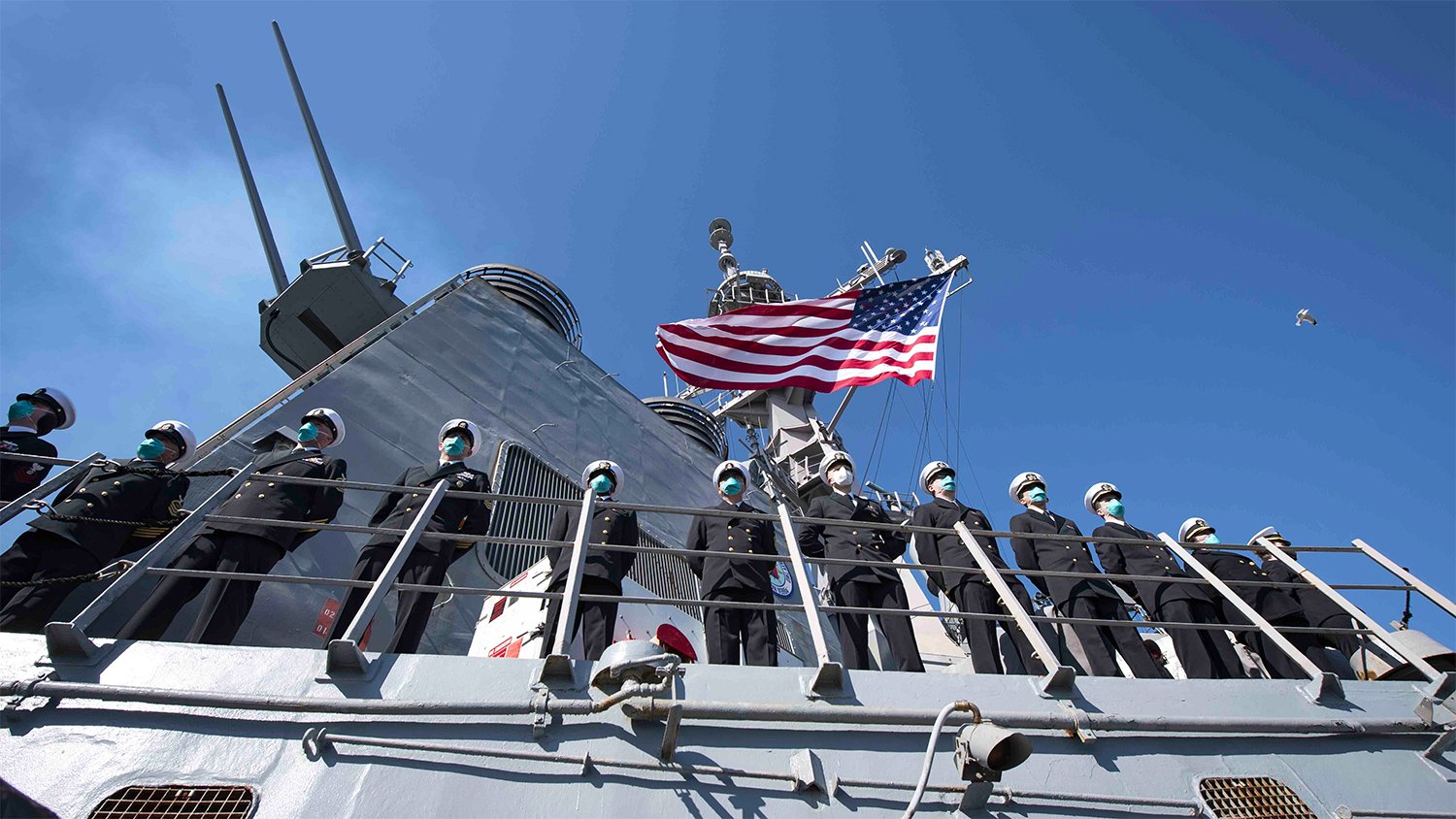 ԱՄՆ USS Ross նավից նկարահանել են Սև ծովում ռուսական զորավարժությունները