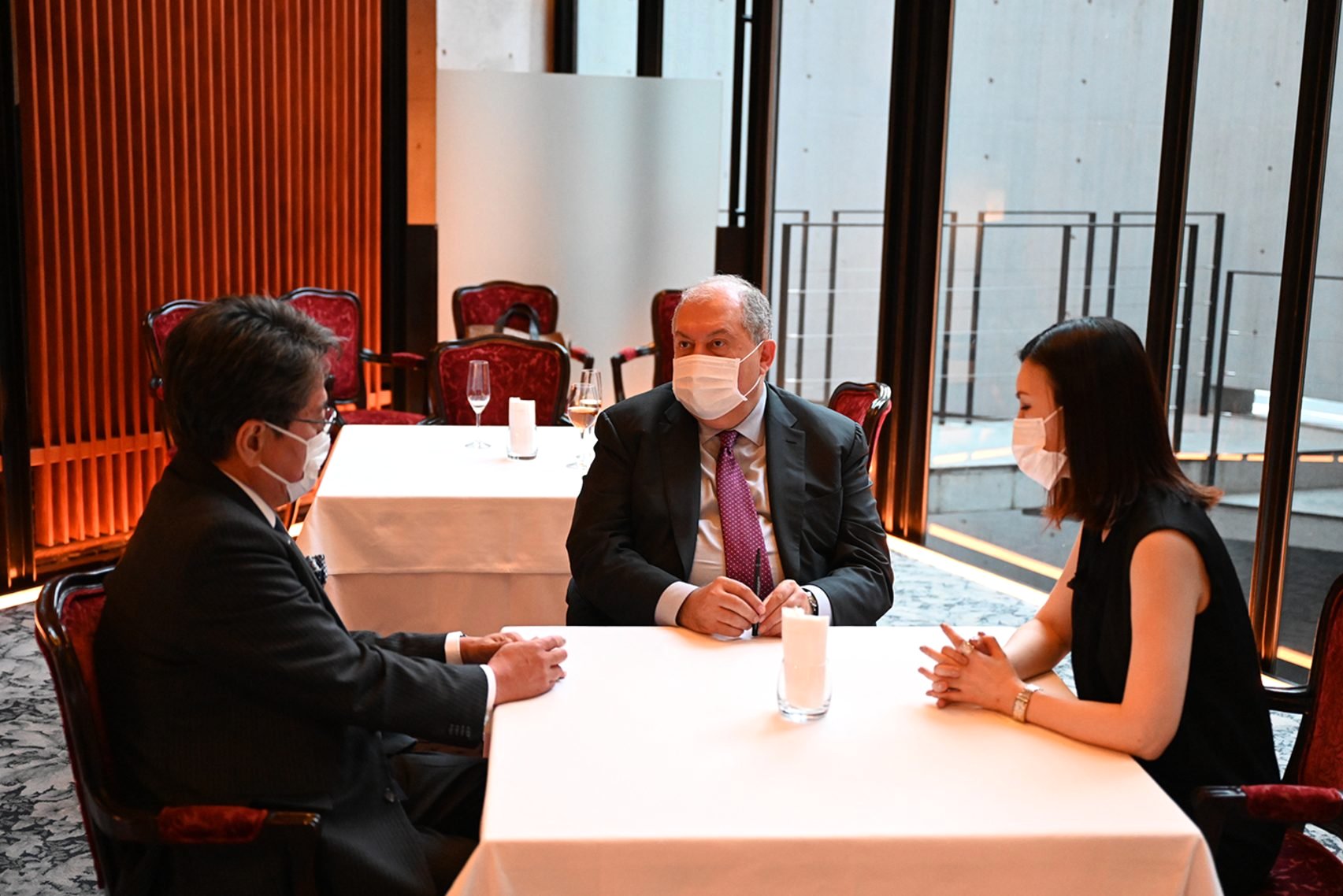 Արմեն Սարգսյանը հանդիպում է ունեցել Միջազգային համագործակցության ճապոնական բանկի ղեկավարի հետ