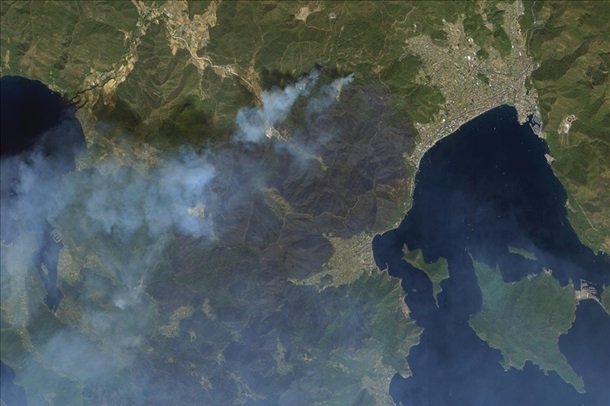 Հրդեհներ Թուրքիայում․այրված անտառները ցույց են տվել տիեզերքից