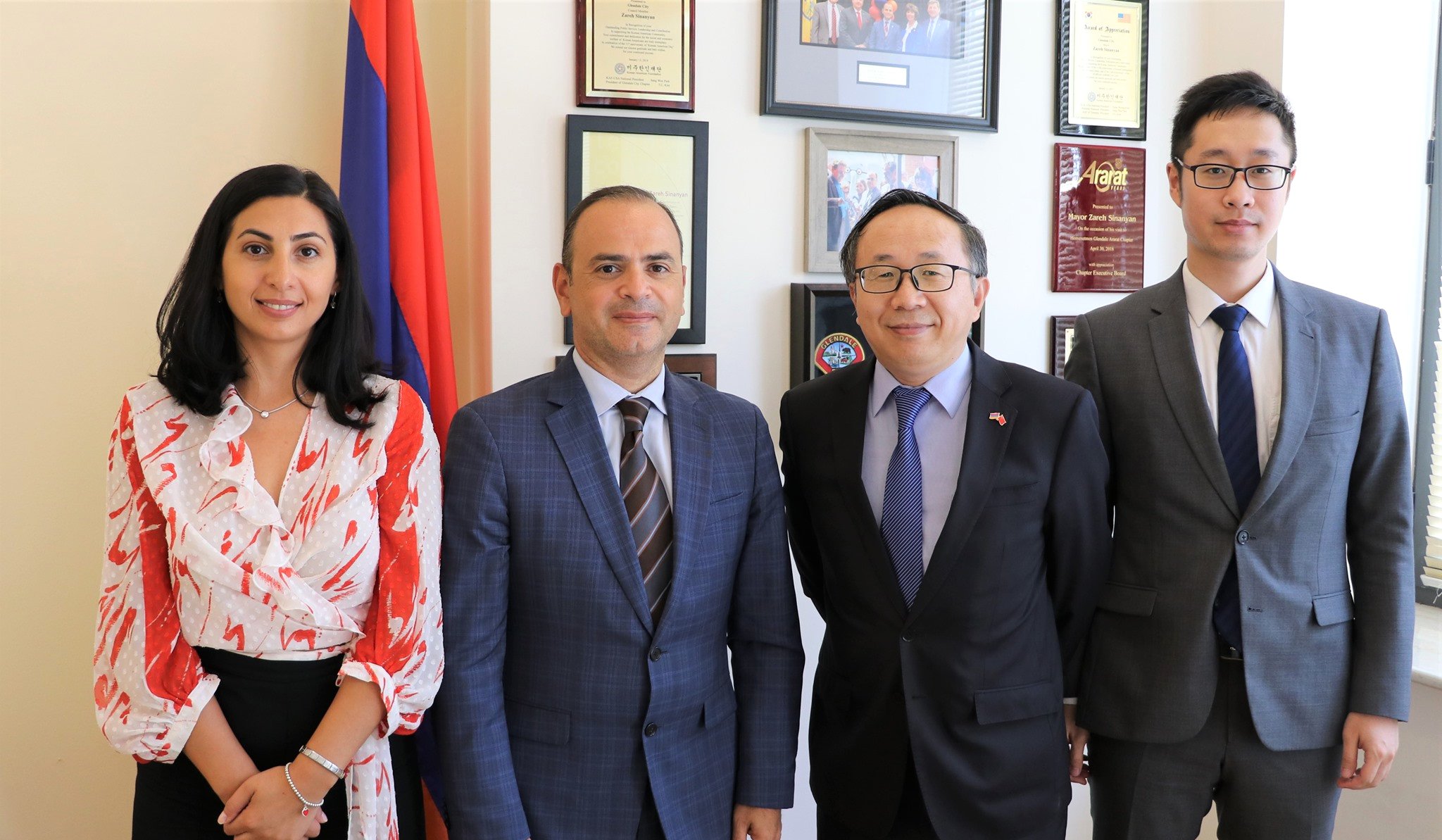 Զարեհ Սինանյանն ընդունել է ՀՀ-ում Չինաստանի դեսպանին 
