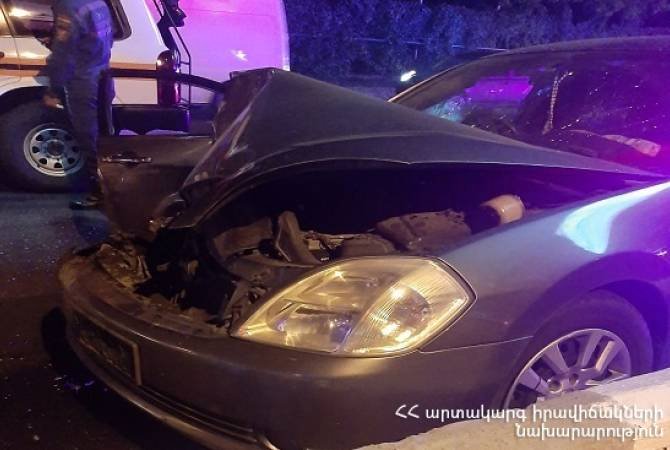 Ավտովթար՝ Մյասնիկյան պողոտայում. Վարորդներից մեկը վրաերթի հետևանքով մահացել է