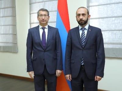 Արարատ Միրզոյանն ընդունել է ՀՀ-ում Ղազախստանի դեսպանին