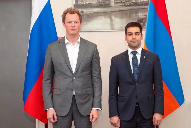 ՊԵԿ նախագահն ու փոխնախագահը Մոսկվայում հանդիպել են ՌԴ դաշնային հարկային ծառայության ղեկավար Դանիիլ Եգորովի հետ