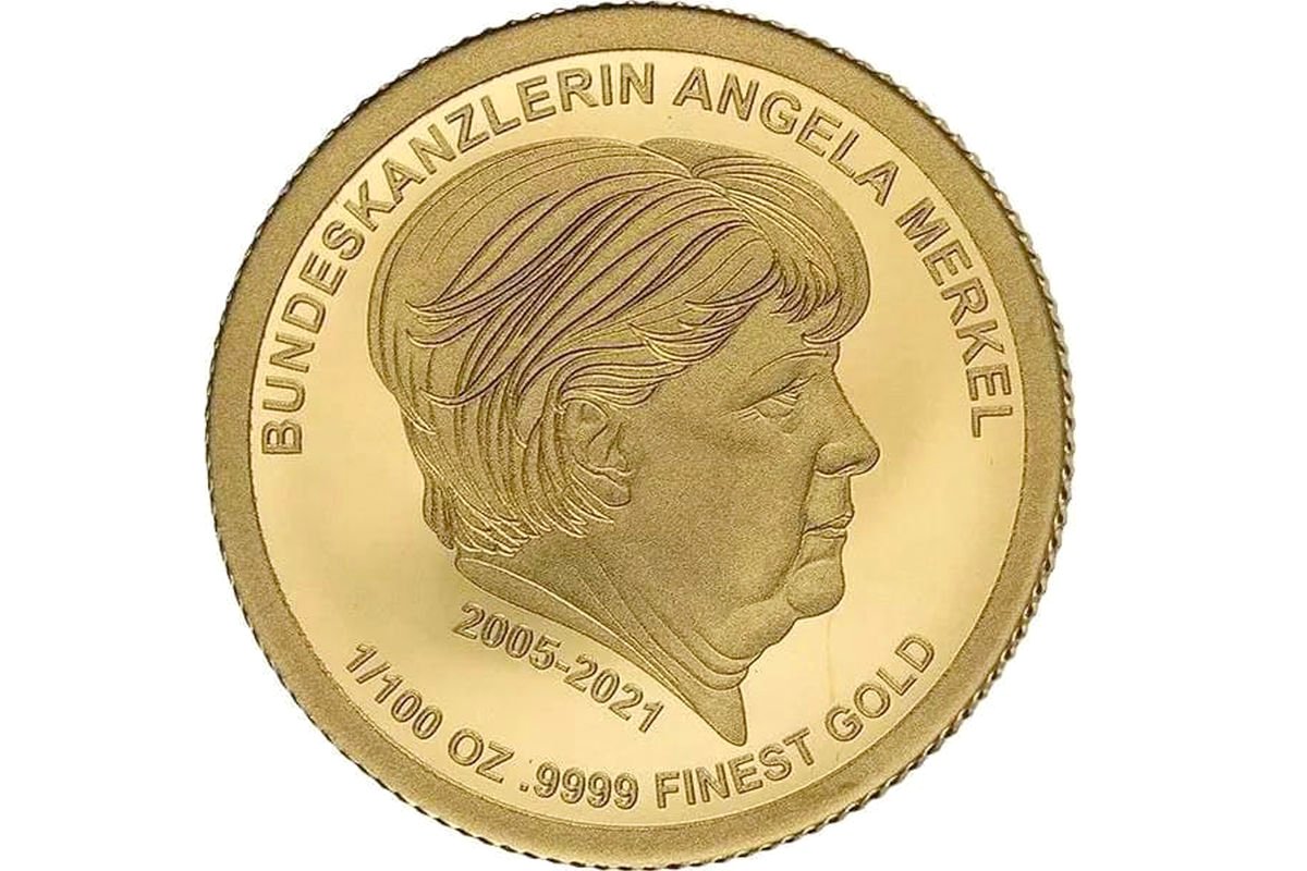 Գերմանիայում հայտնվել են Մերկելի դիմանկարով ոսկե մետաղադրամներ