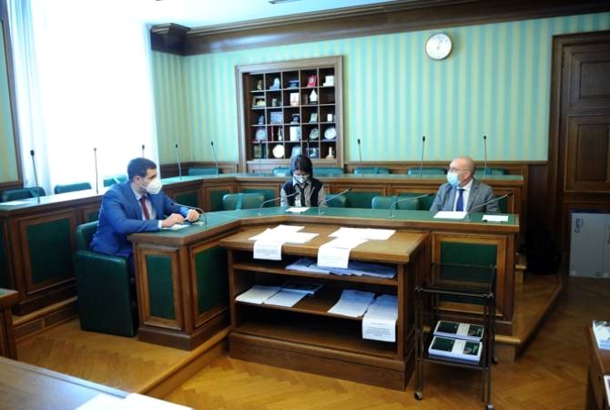 Արման Եղոյանը հանդիպումներ է ունեցել Իտալիայի խորհրդարանի և Սենատի արտաքին հարաբերությունների հանձնաժողովների նախագահների և անդամների հետ 