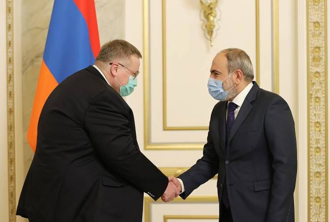ՀՀ-ն հավատարիմ է նոյեմբերի 9-ի և հունվարի 11-ի հայտարարություններին. Փաշինյանն ընդունել է ՌԴ փոխվարչապետին